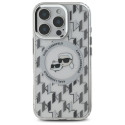 Kryt Karl Lagerfeld IML Monogram pro iPhone 16 Pro čirý