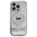 Kryt Karl Lagerfeld LIQUID GLITTER iPhone 16 Pro clear