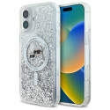 Kryt Karl Lagerfeld LIQUID GLITTER iPhone 16 Plus clear