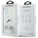 Kryt Karl Lagerfeld LIQUID GLITTER iPhone 16 Plus clear