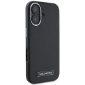 Kryt Karl Lagerfeld FW Metal Plate iPhone 16 Plus černý