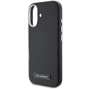 Kryt Karl Lagerfeld FW Metal Plate iPhone 16 Plus černý