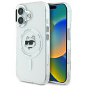 Kryt Karl Lagerfeld CHOUPETTE Head IML iPhone 16 - bílý