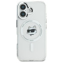 Kryt Karl Lagerfeld CHOUPETTE Head IML iPhone 16 - bílý