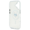 Kryt Karl Lagerfeld CHOUPETTE Head IML iPhone 16 - bílý