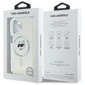 Kryt Karl Lagerfeld CHOUPETTE Head IML iPhone 16 - bílý
