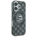 Kryt Karl Lagerfeld IML Monogram pro iPhone 16 - černý