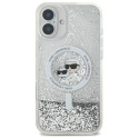 Kryt Karl Lagerfeld LIQUID GLITTER iPhone 16 - clear