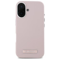 Kryt Karl Lagerfeld FW Metal Plate pro iPhone 16 - růžový