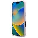 Kryt Karl Lagerfeld FW Metal Plate pro iPhone 16 - růžový