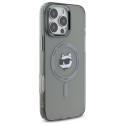 Kryt Karl Lagerfeld IML Metal CHOUPETTE iPhone 16 Pro Max černý