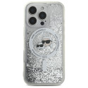 Kryt Karl Lagerfeld LIQUID GLITTER iPhone 16 Pro Max čirý