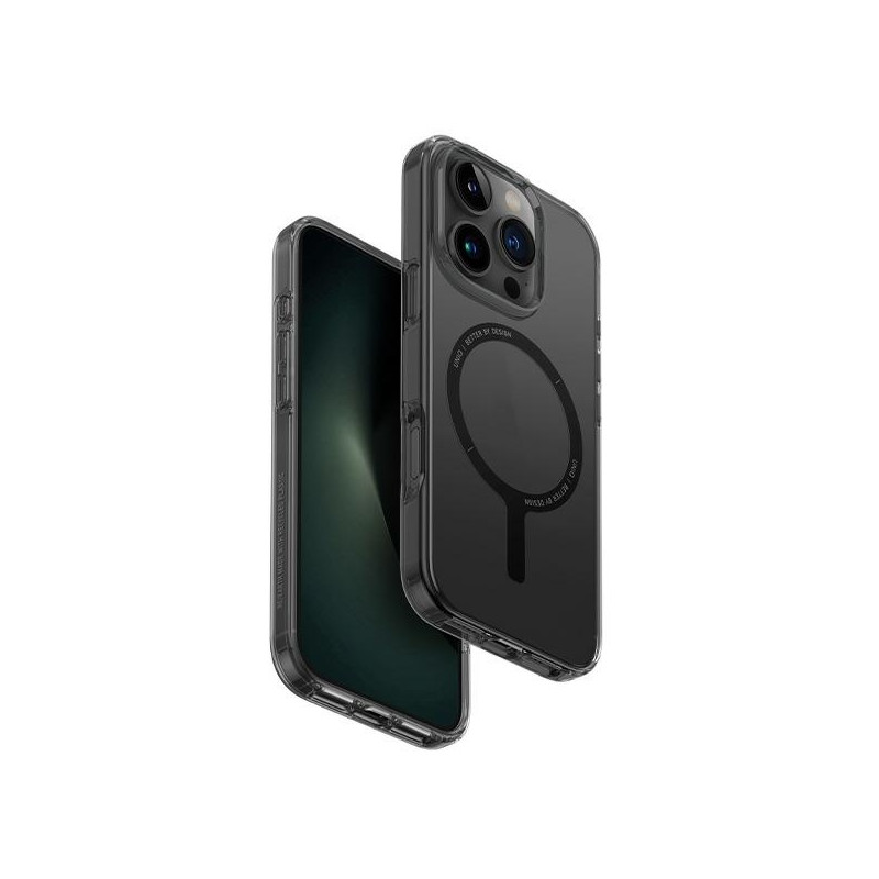 Kryt UNIQ CLARIO pro iPhone 16 Pro - smoke/smoke