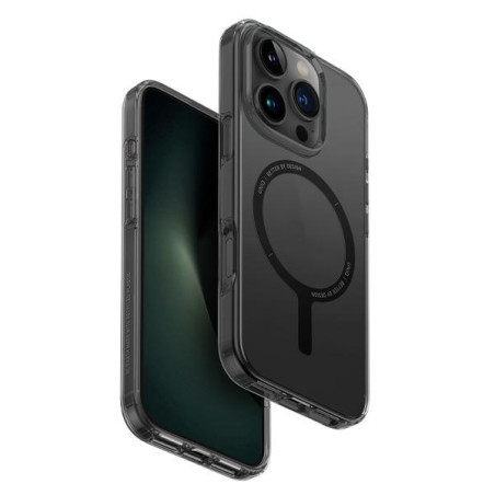 Kryt UNIQ CLARIO Magclick iPhone 16 Pro smoke/smoke