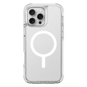 Kryt UNIQ COMBAT Magclick pro iPhone 16 Pro – bílá/lume white