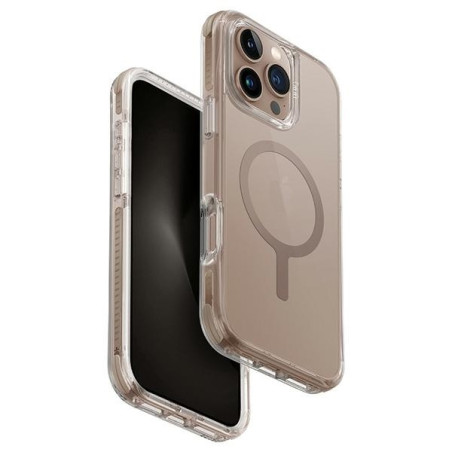 Kryt UNIQ COMBAT pro iPhone 16 Pro - zlatá/taupe