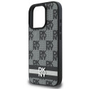 Kryt DKNY CHECKERED PATTERN pro iPhone 16 Pro - černý