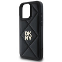 Kryt DKNY QUILTED STACK pro iPhone 16 Pro - černý