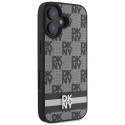 Kryt DKNY pro iPhone 16 - černý potisk