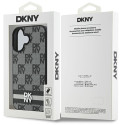 Kryt DKNY pro iPhone 16 - černý potisk
