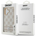 Kryt DKNY CHECKERED PATTERN pro iPhone 16 - růžový