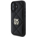 Kryt DKNY QUILTED STACK pro iPhone 16 - černý