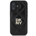 Kryt DKNY QUILTED STACK pro iPhone 16 - černý