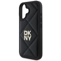 Kryt DKNY QUILTED STACK pro iPhone 16 - černý