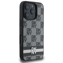 Kryt DKNY CHECKERED PATTERN pro iPhone 16 Pro Max – černý