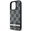 Kryt DKNY CHECKERED PATTERN pro iPhone 16 Pro Max – černý