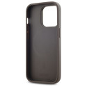 Kryt DKNY Leather Checkered iPhone 14 Pro - beige