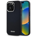 Kryt DKNY Plain Logo MagSafe iPhone 14 Pro černý