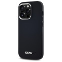 Kryt DKNY Plain Logo MagSafe iPhone 14 Pro černý