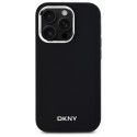 Kryt DKNY Plain Logo MagSafe iPhone 14 Pro černý