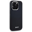 Kryt DKNY Plain Logo MagSafe iPhone 14 Pro černý