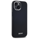 Kryt DKNY PLAIN LOGO MagSafe iPhone 14 – černý
