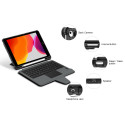 NILLKIN Bumper Combo Keyboard Case Ultra odolný obal s klávesnici a touchpadem pro iPad 10,2" (7/8/9 gen.) a Pencil, černý