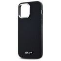 Kryt DKNY PLAIN LOGO pro iPhone 14 Pro Max černý