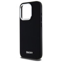 Kryt DKNY PLAIN LOGO MagSafe pro iPhone 15 Pro – černý