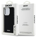 Kryt DKNY PLAIN LOGO MagSafe pro iPhone 15 Pro – černý
