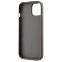 Kryt DKNY Leather Checkered pro iPhone 15 Plus - béžový
