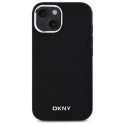 Kryt DKNY Plain Logo MagSafe iPhone 15 Plus - černý