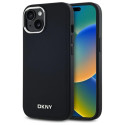 Kryt DKNY Plain Logo MagSafe iPhone 15 – černý