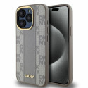 Kryt DKNY MagSafe Leather Checkered pro iPhone 15 Pro Max