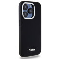 Kryt DKNY Plain Logo MagSafe iPhone 15 Pro Max černý
