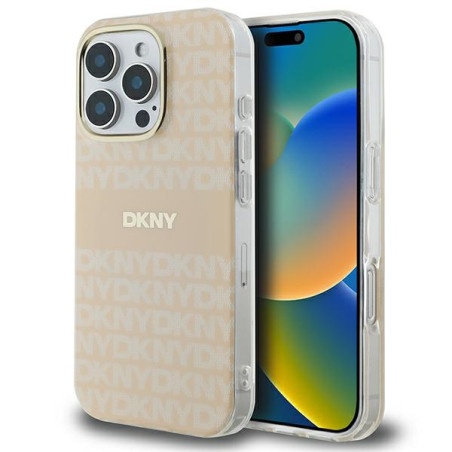 Kryt DKNY MagSafe pro iPhone 16 Pro - růžová