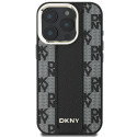 Kryt DKNY CHECKERED PATTERN pro iPhone 16 Pro černý