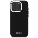 Kryt DKNY PLAIN SILVER iPhone 16 Pro - černý