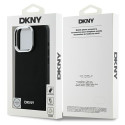 Kryt DKNY PLAIN SILVER iPhone 16 Pro - černý