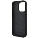 Kryt DKNY SILICONE WHITE PRINTED LOGO iPhone 16 Pro - černý